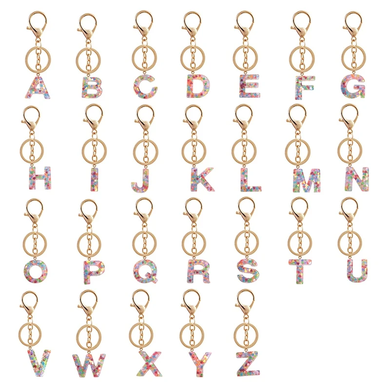 Gantungan Kunci Monogram Resin